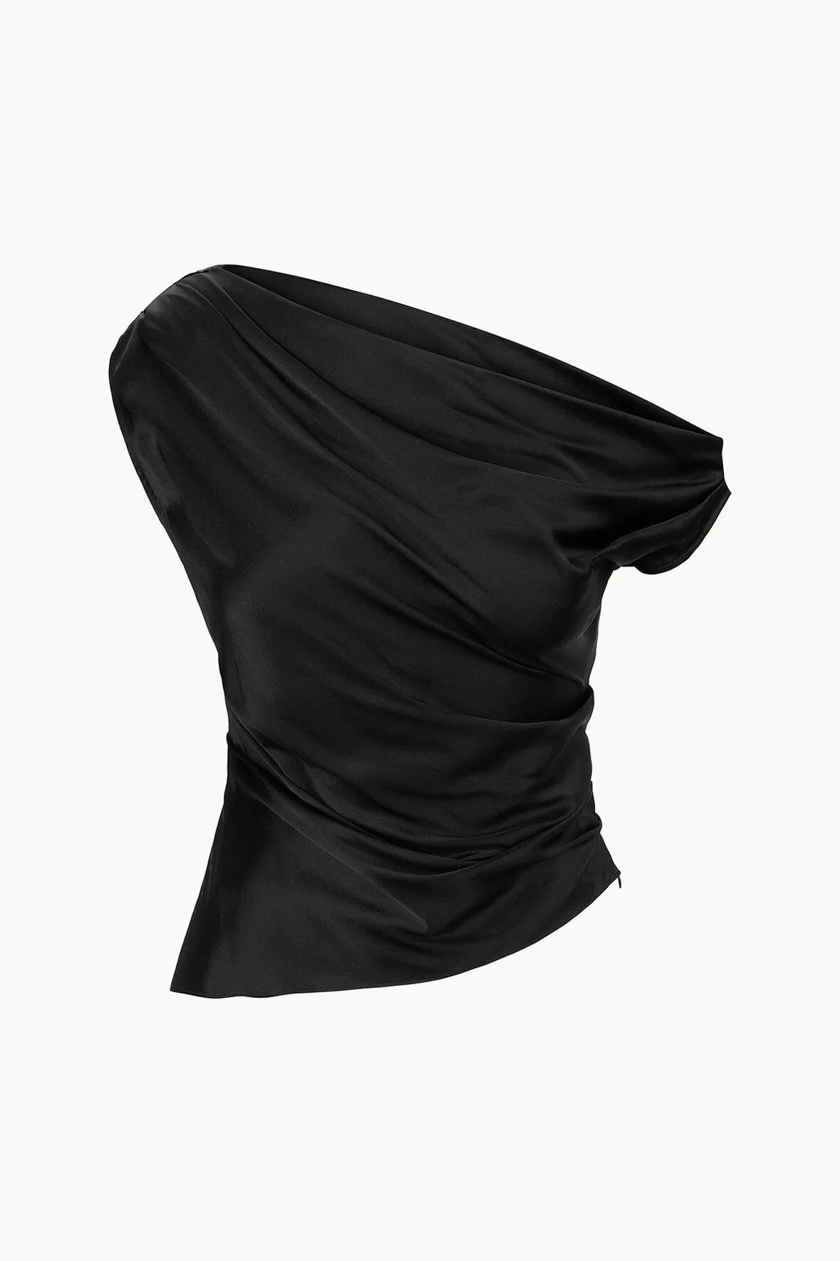 PHARE SILK TOP | BLACK sold by STAUD product image thumbnail 4