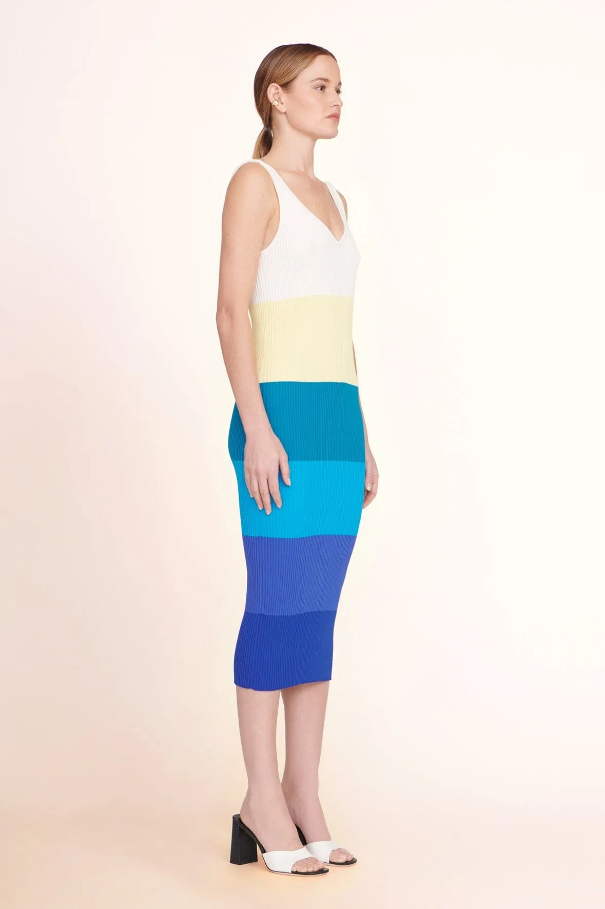 DANA DRESS | PACIFIC STRIPE sold by STAUD product image thumbnail 2