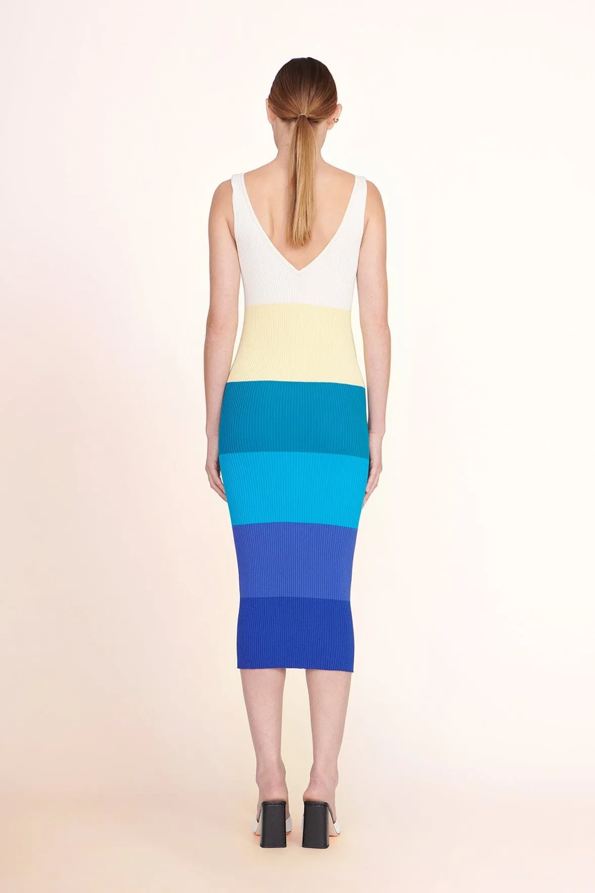 DANA DRESS | PACIFIC STRIPE sold by STAUD product image thumbnail 3