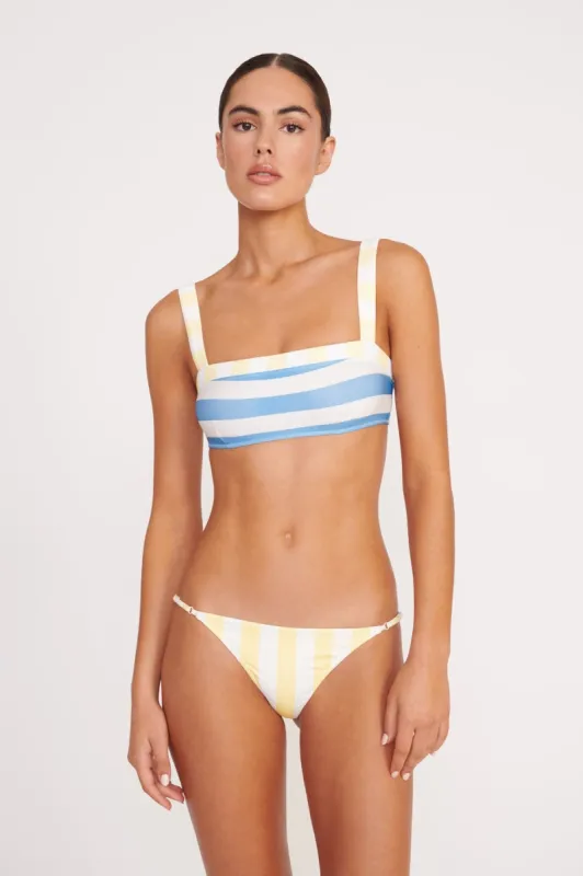LIV BIKINI TOP | BUTTERCUP SEASHORE STRIPE sold by STAUD