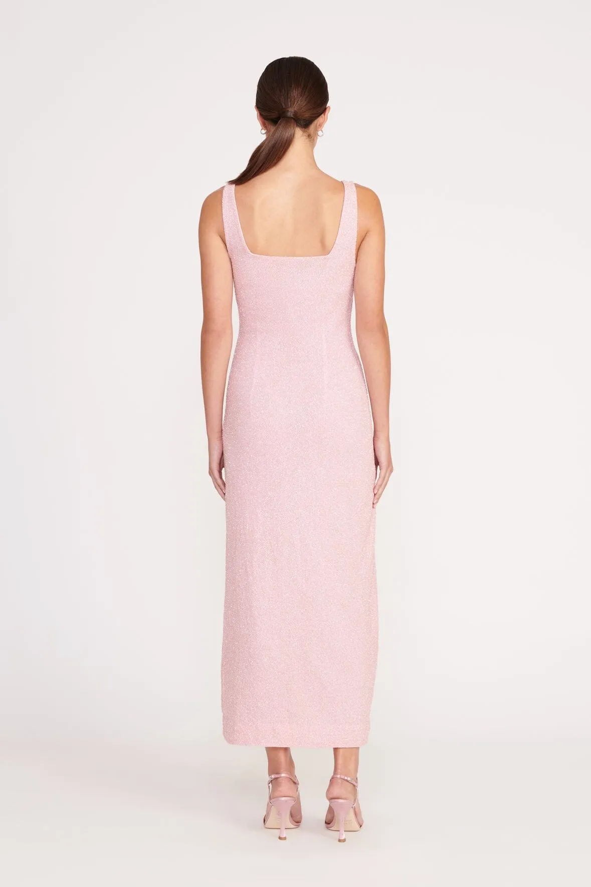 MIDI LE SABLE DRESS | CHERRY BLOSSOM sold by STAUD product image thumbnail 4