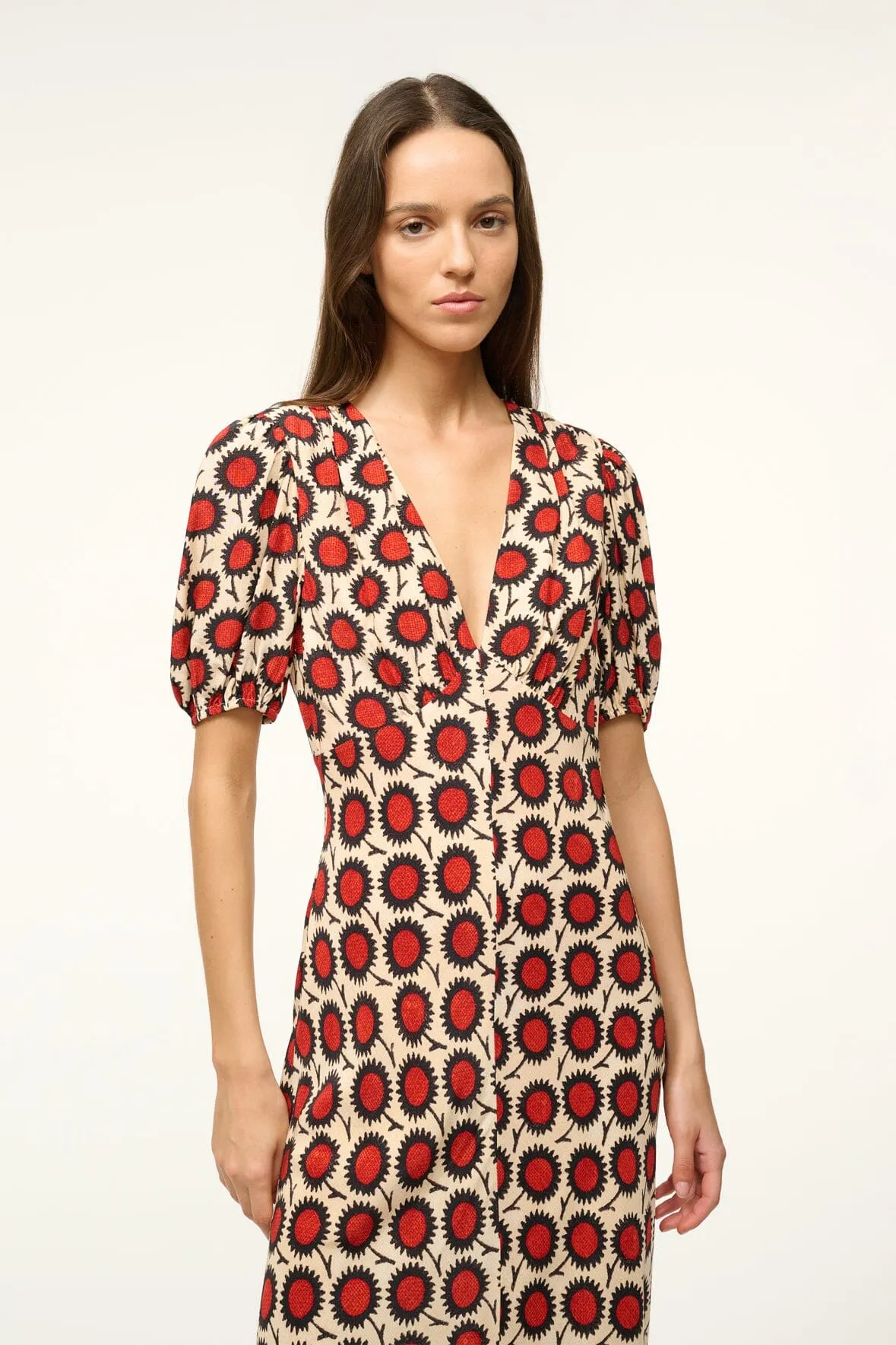 VAUGHN DRESS | SUNFLOWER sold by STAUD product image thumbnail 4
