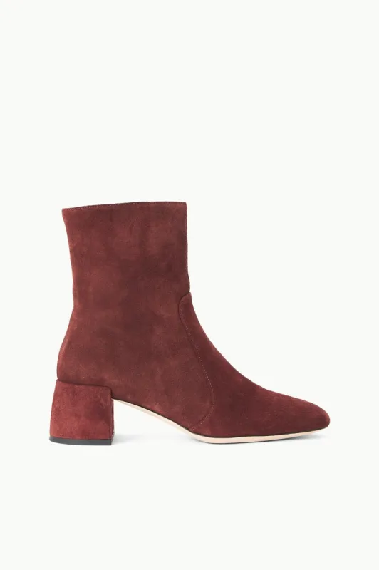 ANDY ANKLE BOOT | MAHOGANY sold by STAUD