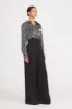 CALEB PANT | BLACK sold by STAUD