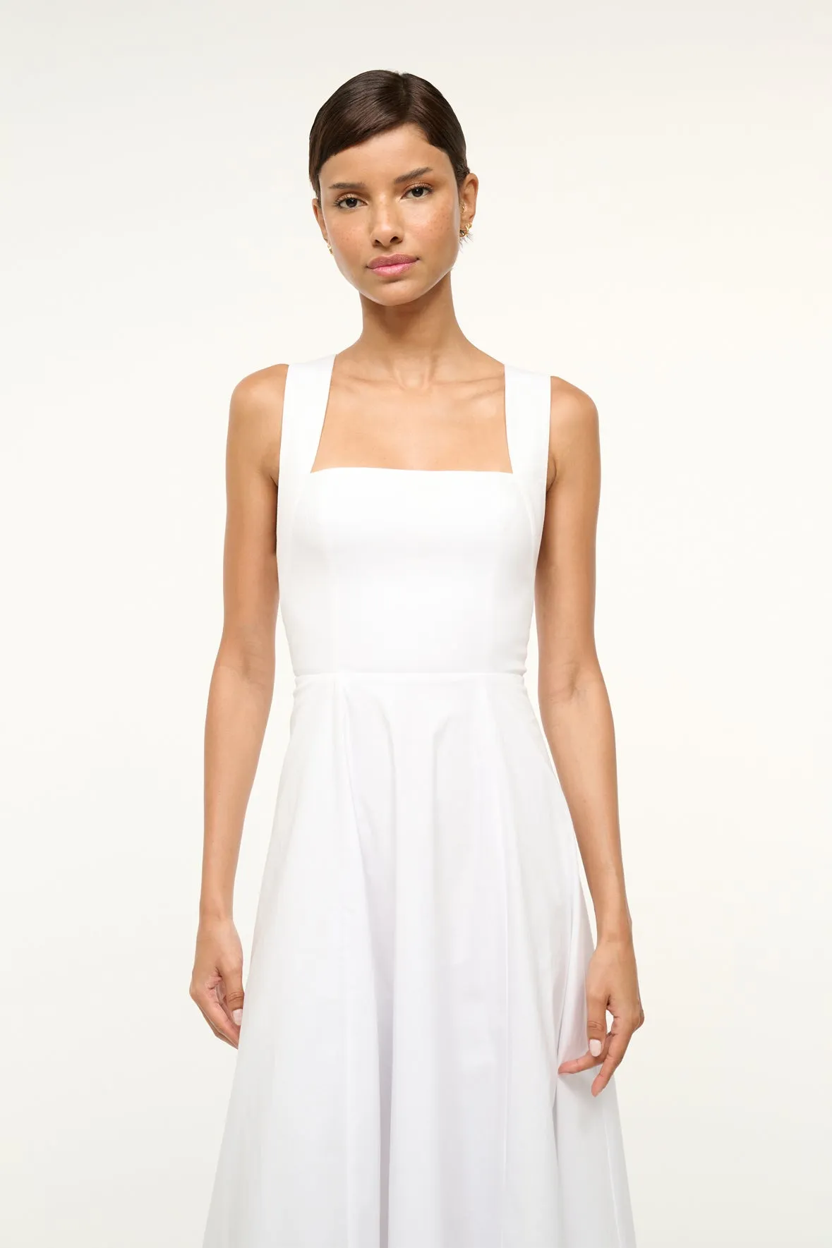 TERESA DRESS | WHITE sold by STAUD product image thumbnail 4