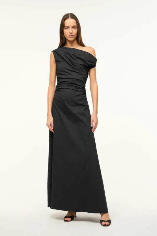 MAXI PHARE DRESS | BLACK sold by STAUD