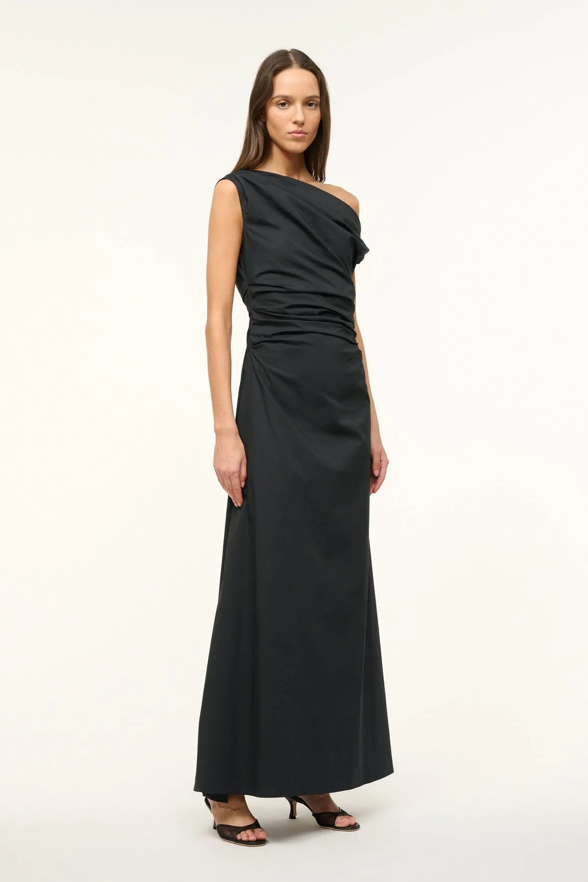 MAXI PHARE DRESS | BLACK sold by STAUD product image thumbnail 3