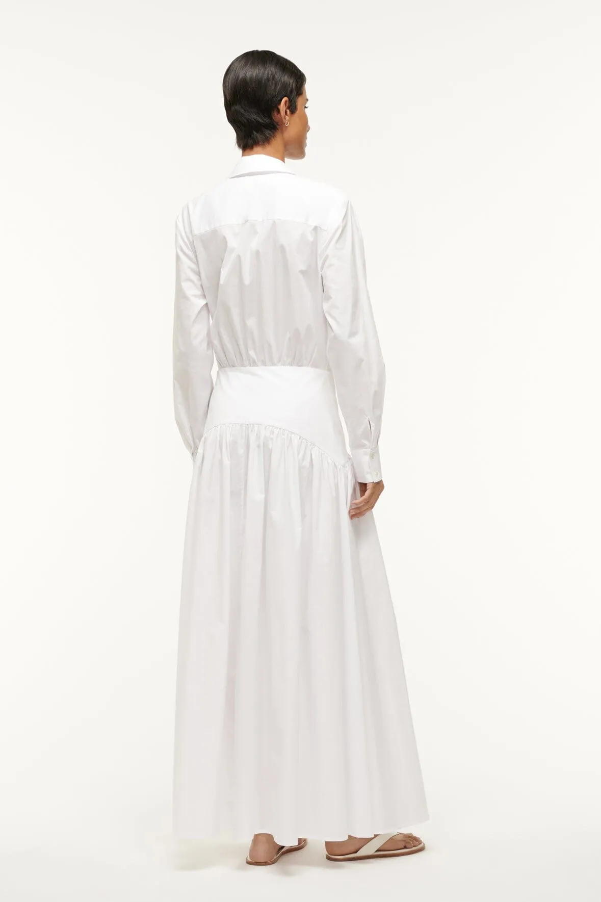 ROCCO DRESS | WHITE sold by STAUD product image thumbnail 3