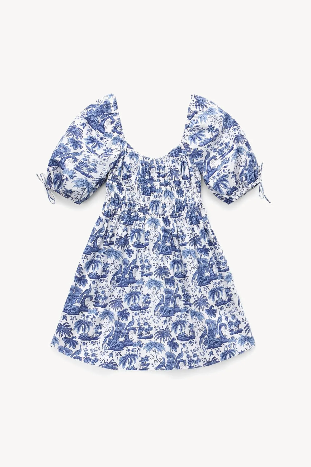 MINI FAYE DRESS | BLUE TOILE sold by STAUD product image thumbnail 5