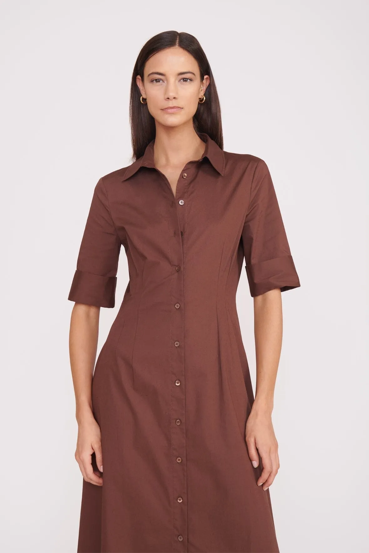 JOAN MAXI DRESS | MAHOGANY sold by STAUD product image thumbnail 4