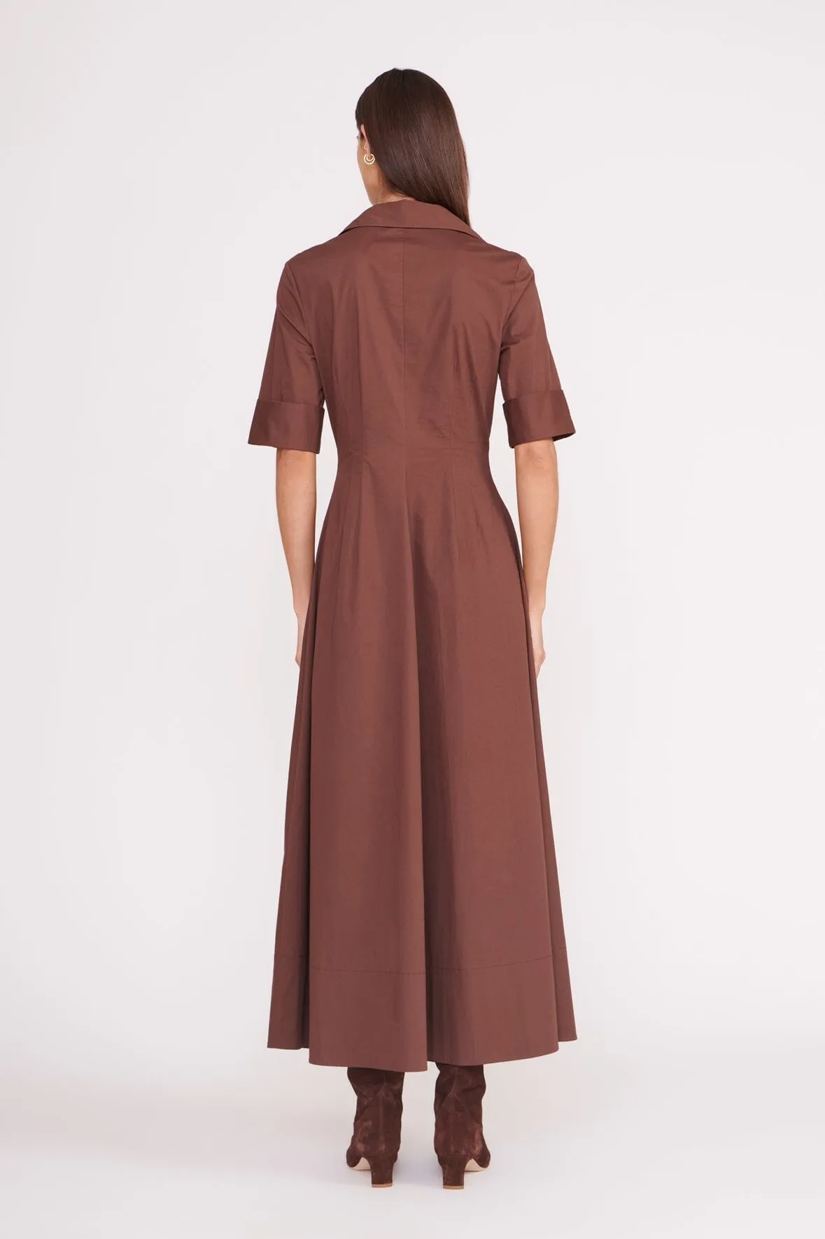 JOAN MAXI DRESS | MAHOGANY sold by STAUD product image thumbnail 3