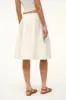 LONDON SKIRT | IVORY sold by STAUD