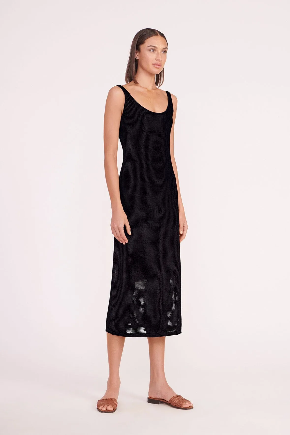 JESSICA COVERUP DRESS | BLACK sold by STAUD product image thumbnail 2