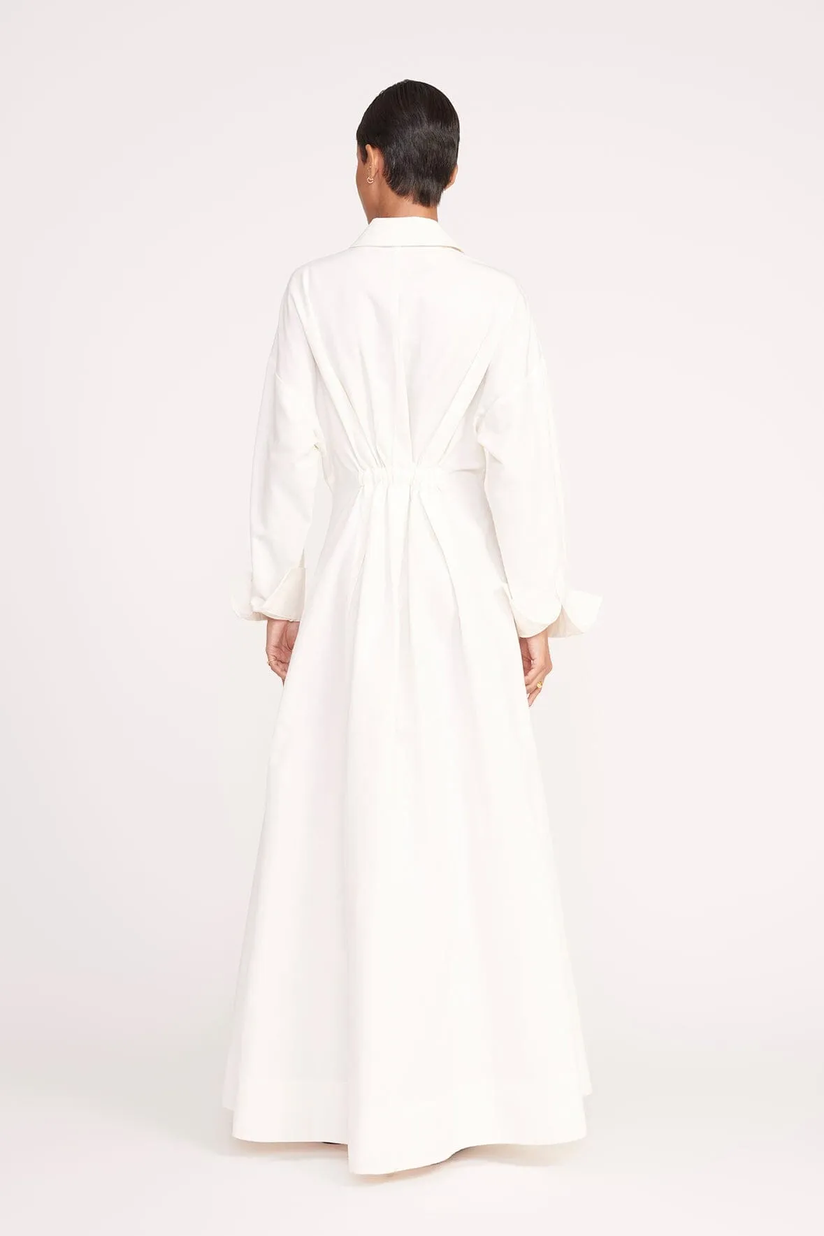 WINONA DRESS | IVORY sold by STAUD product image thumbnail 3