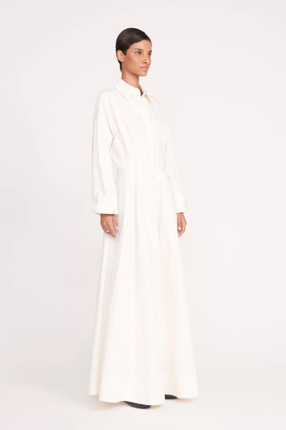 WINONA DRESS | IVORY sold by STAUD product image thumbnail 4