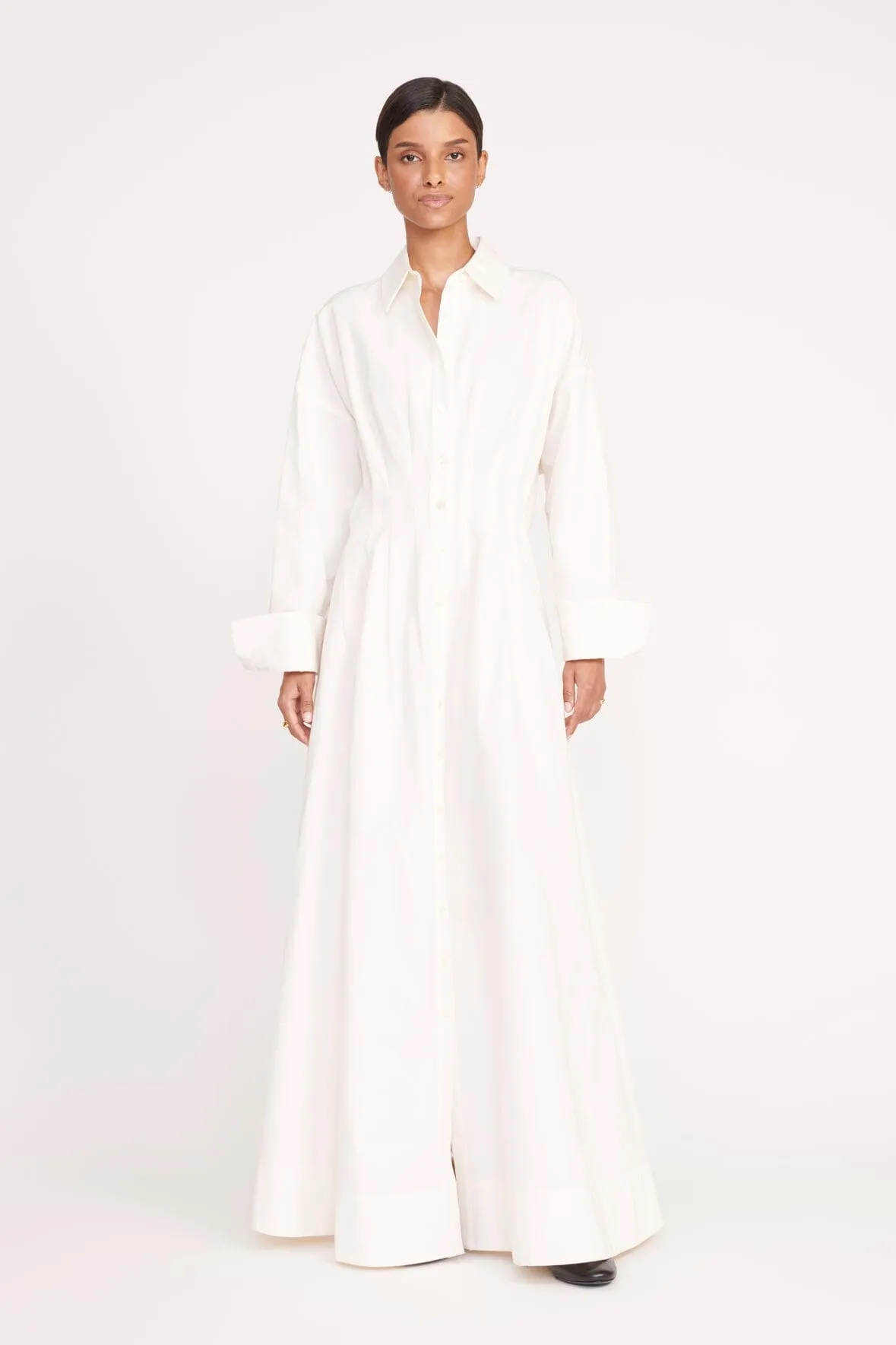 WINONA DRESS | IVORY sold by STAUD product image thumbnail 5