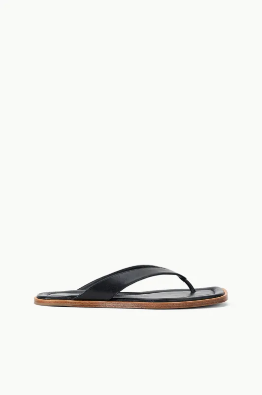 DANTE THONG SLIDE | BLACK sold by STAUD