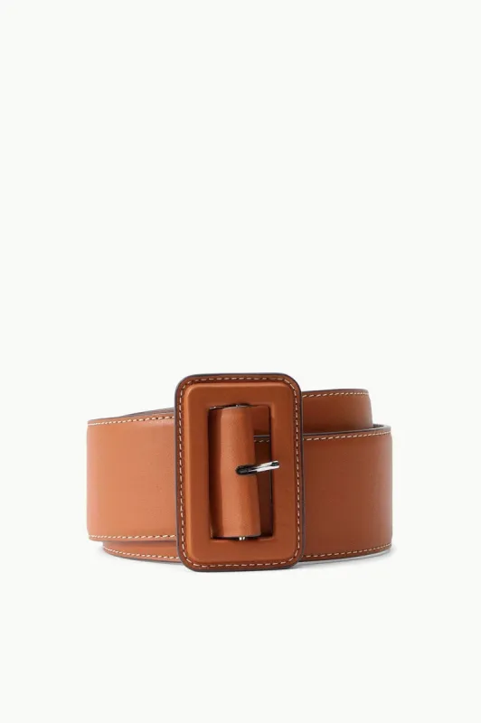 WIDE WAIST BELT | TAN sold by STAUD