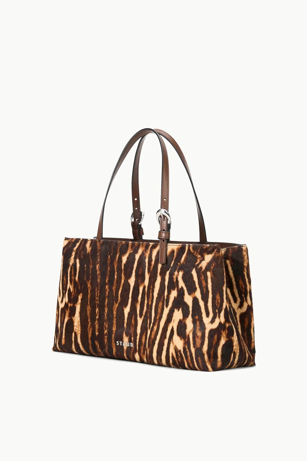 BRANDO BAG | LADY LEOPARD CACAO sold by STAUD product image thumbnail 3