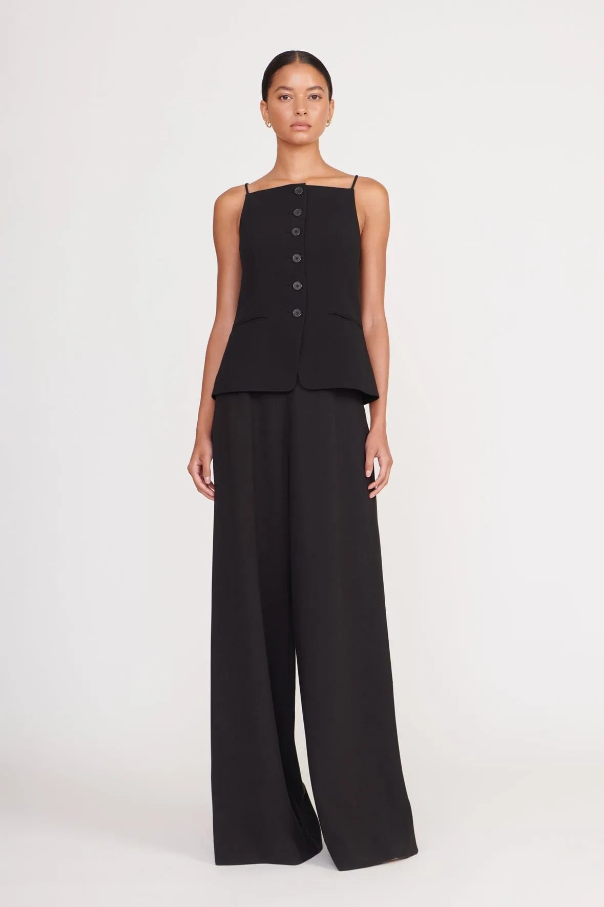 UNA TOP | BLACK sold by STAUD product image thumbnail 2