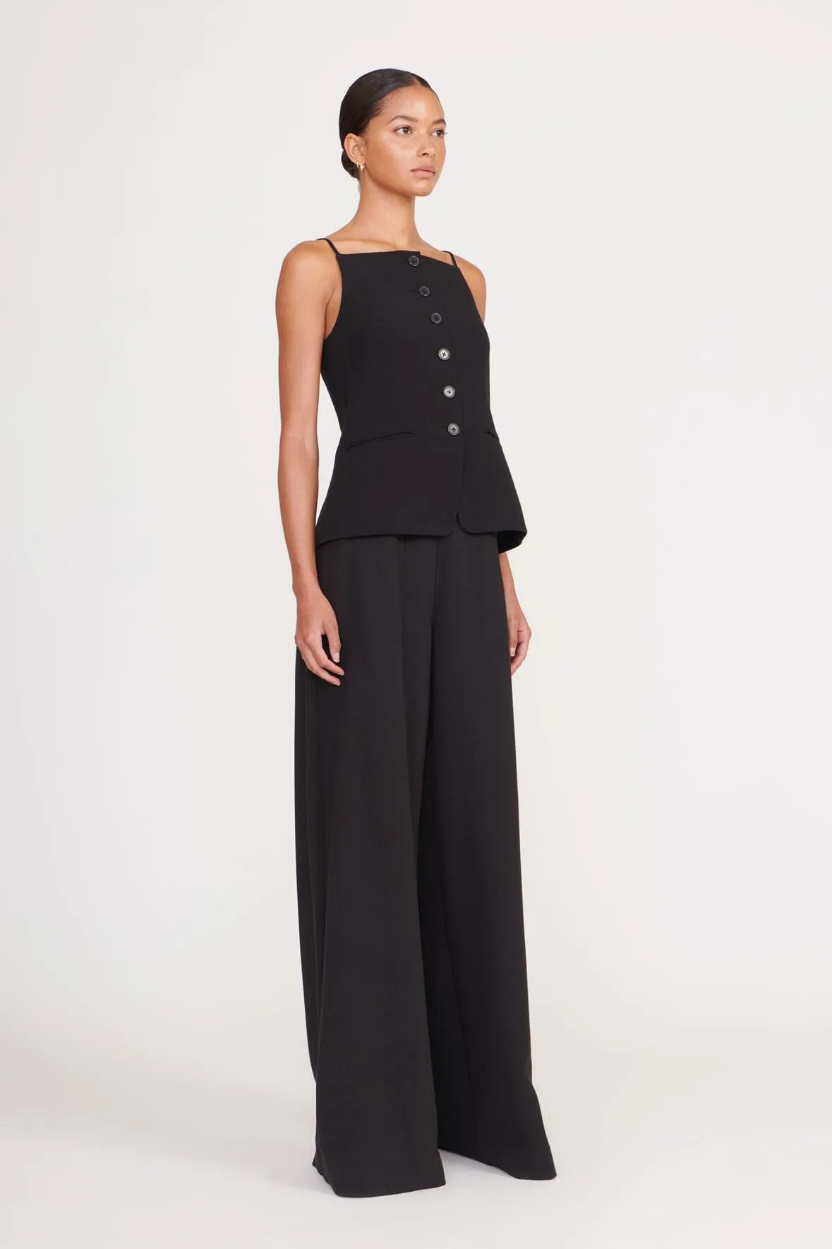 UNA TOP | BLACK sold by STAUD product image thumbnail 4