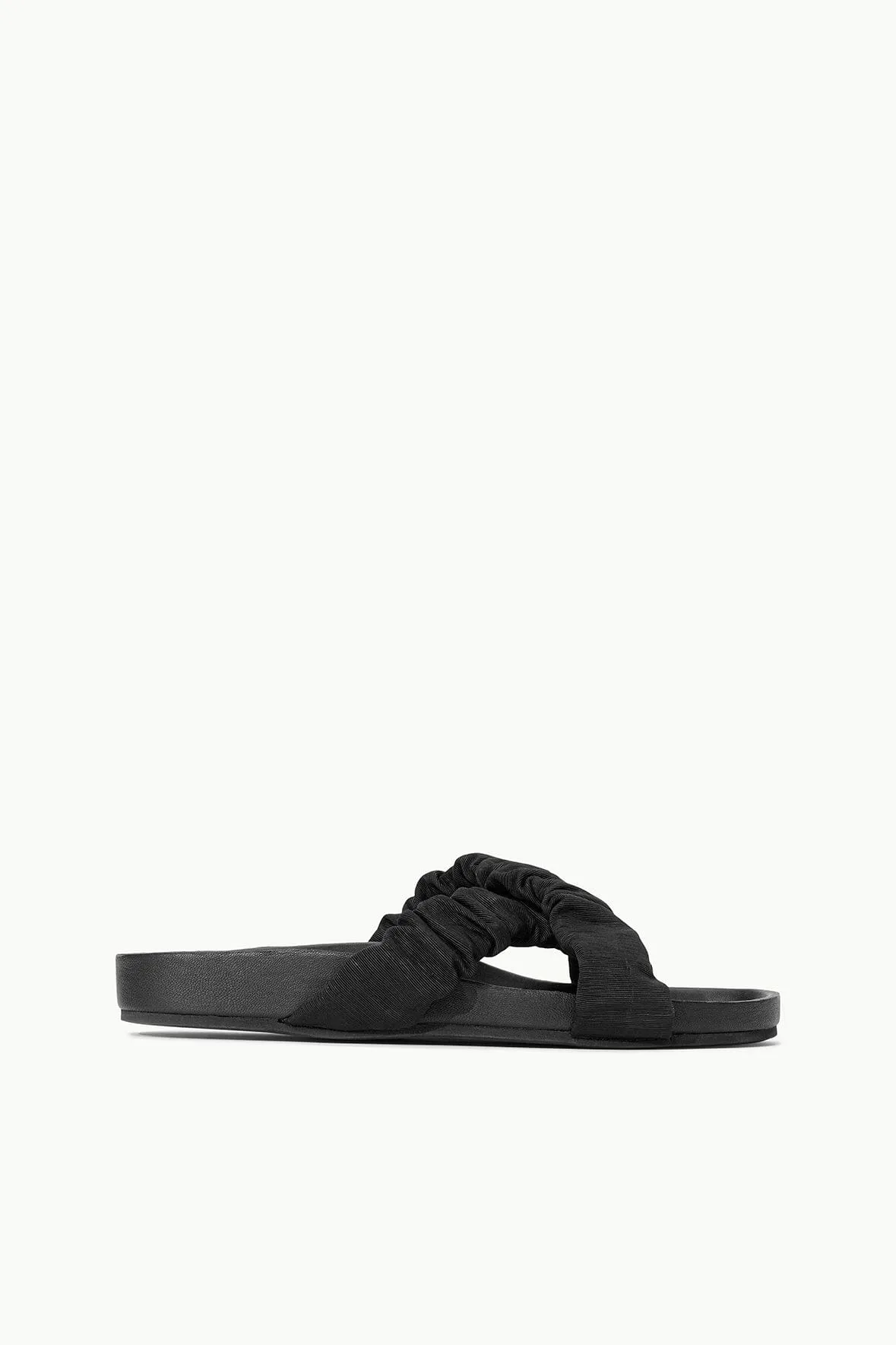 MICHEL SLIDE | BLACK sold by STAUD