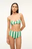 JO BALCONETTE TOP | BUNGALOW STRIPE sold by STAUD