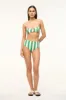 JO BALCONETTE TOP | BUNGALOW STRIPE sold by STAUD