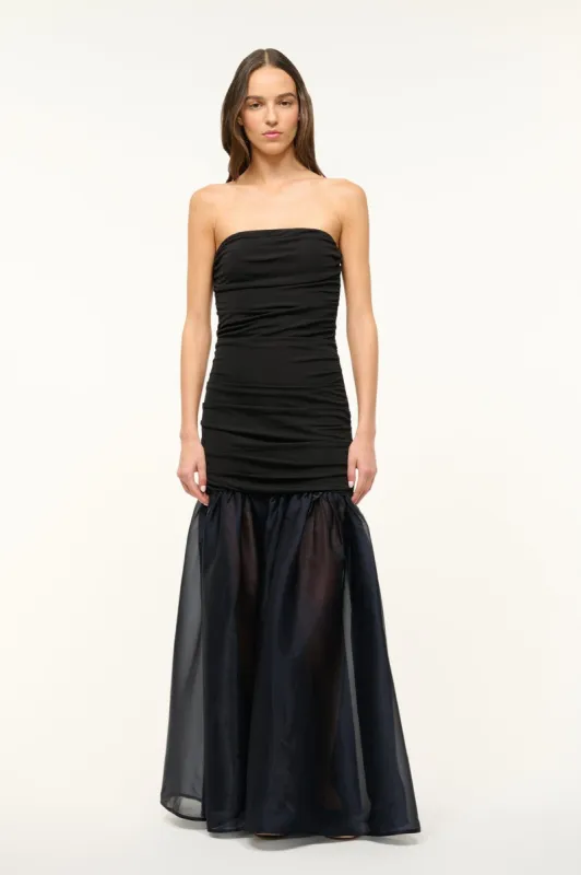 LIYA DRESS | BLACK NAVY sold by STAUD