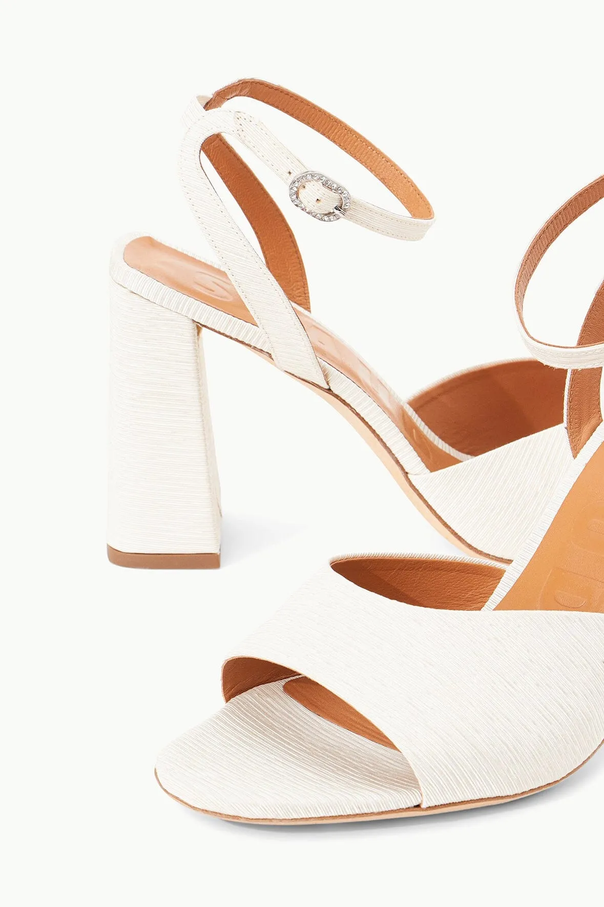 SOLANGE HEEL | WHITE sold by STAUD product image thumbnail 4