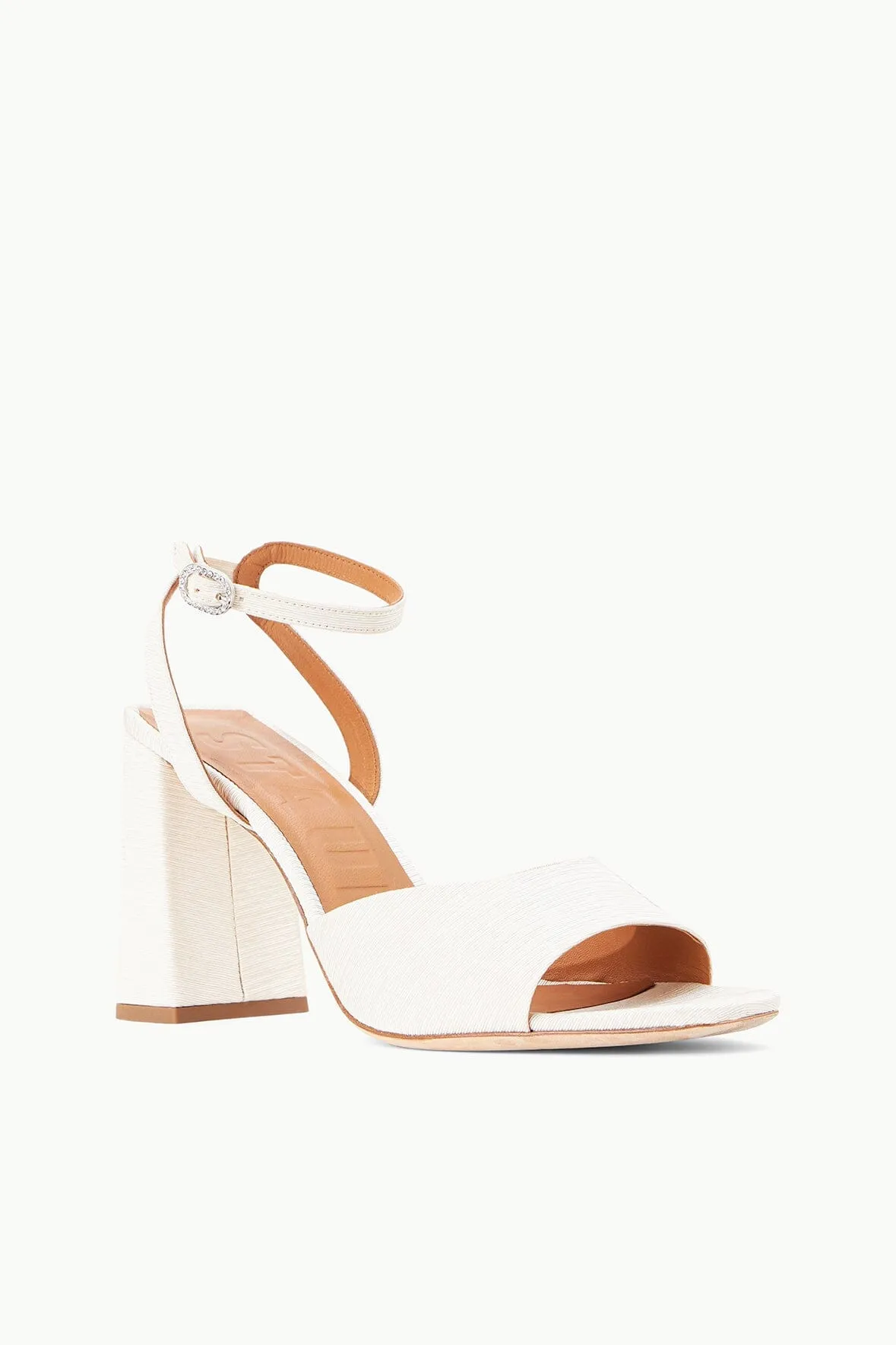 SOLANGE HEEL | WHITE sold by STAUD product image thumbnail 2
