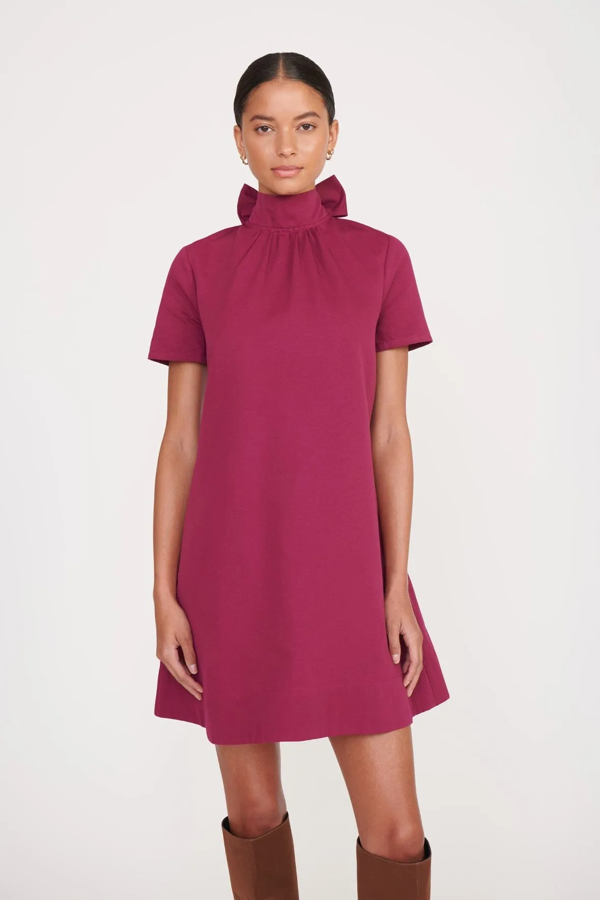 MINI ILANA DRESS | SYRAH sold by STAUD product image thumbnail 4