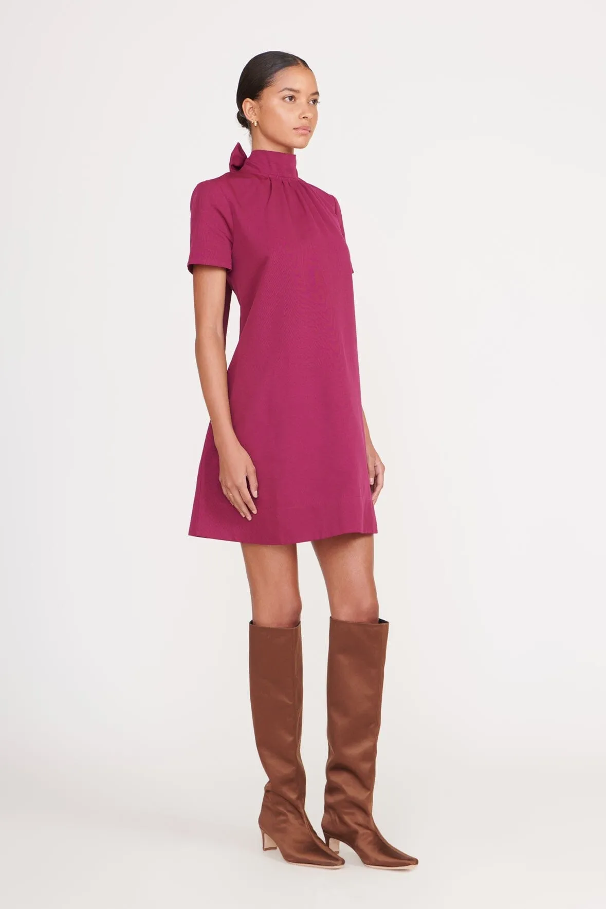 MINI ILANA DRESS | SYRAH sold by STAUD product image thumbnail 2