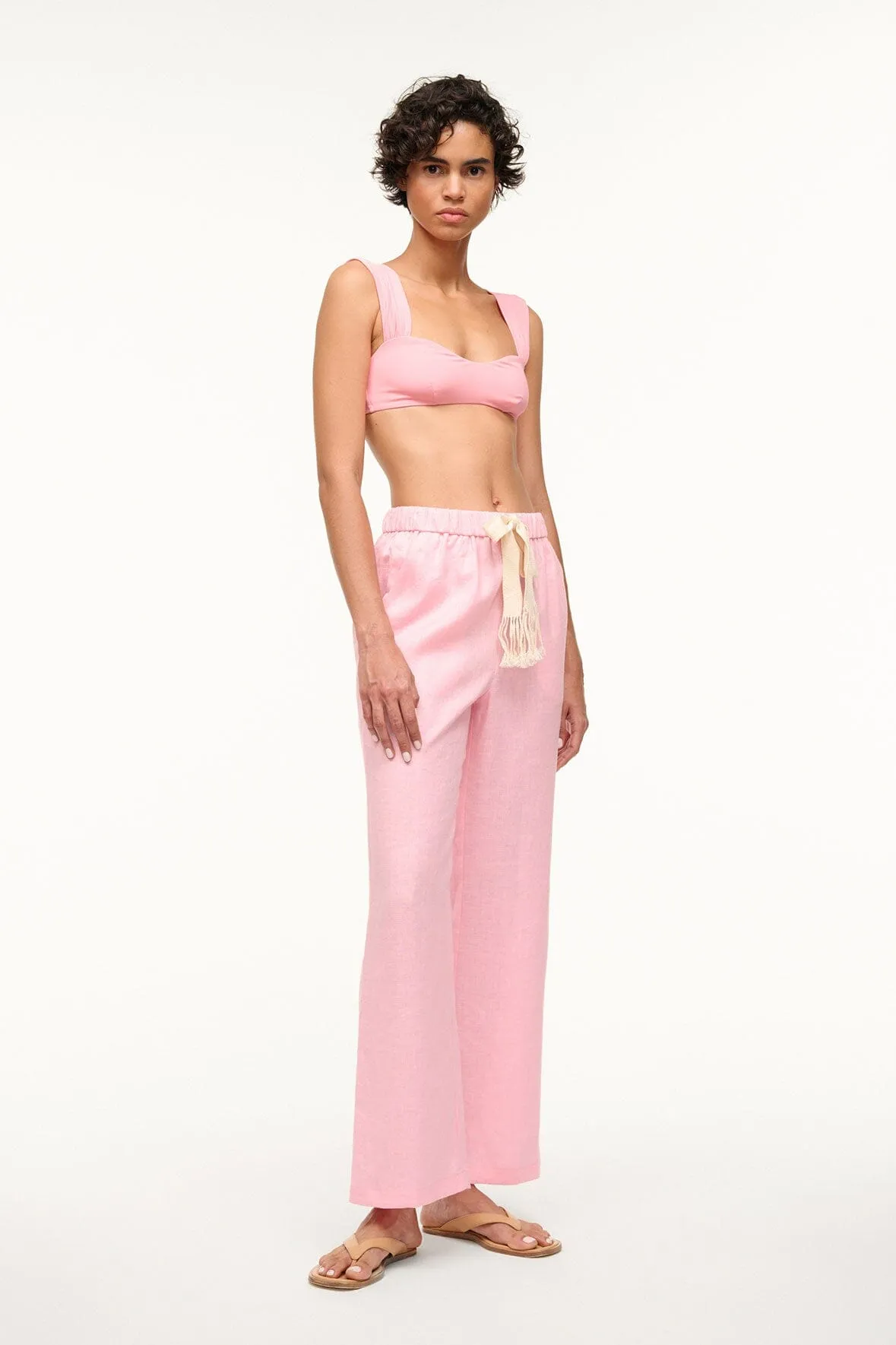 ALIZE PANT | PEARL PINK sold by STAUD