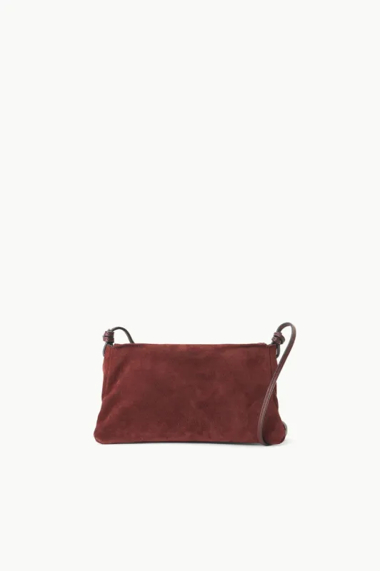 VIVI CROSSBODY BAG | MAHOGANY SUEDE sold by STAUD