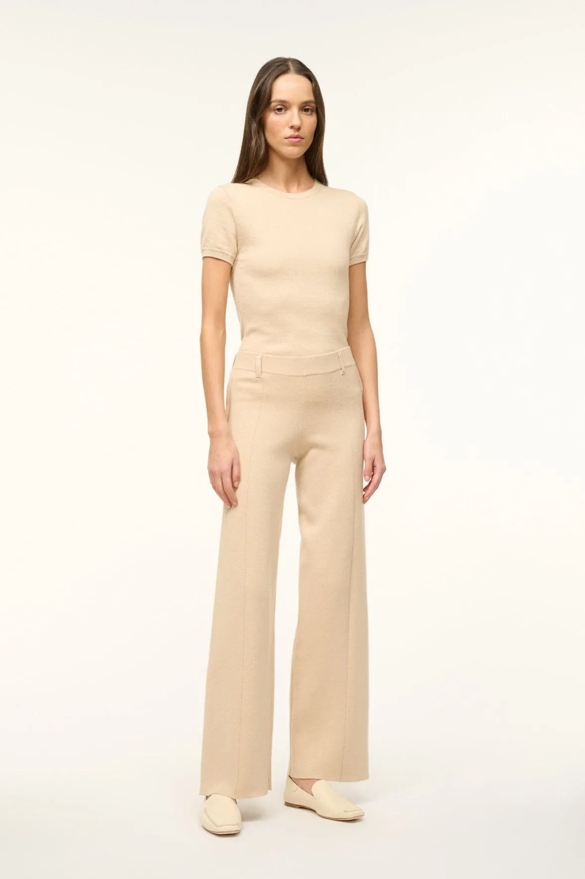 JET SET PANT | CAMEL sold by STAUD