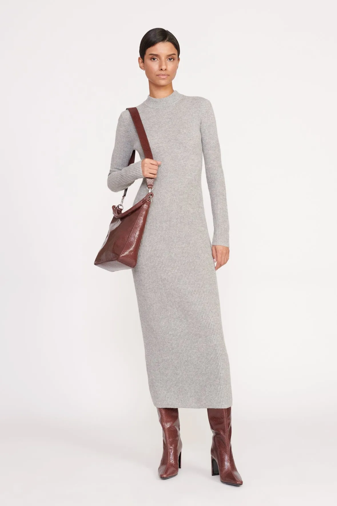 MEL BAG | MAHOGANY SNAKE EMBOSSED sold by STAUD product image thumbnail 4