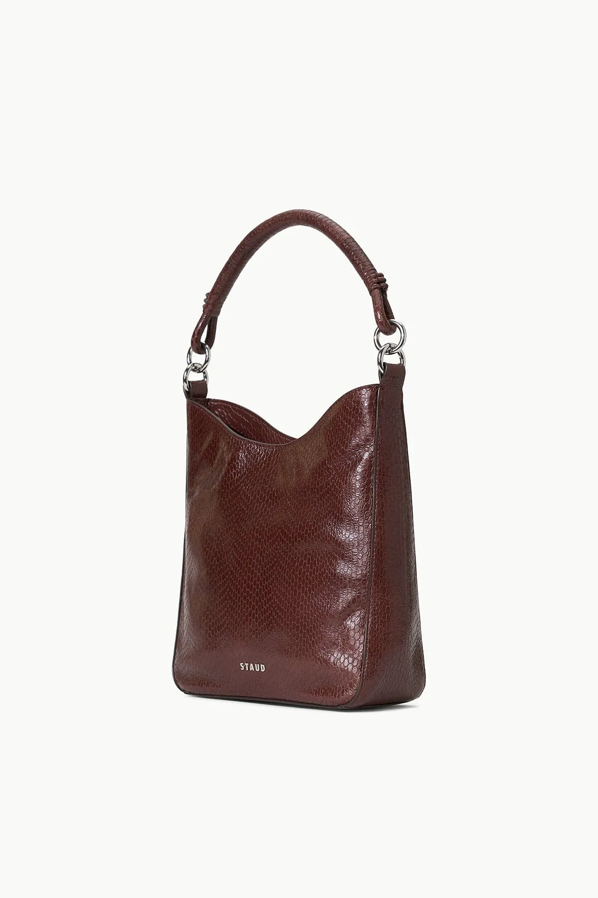 MEL BAG | MAHOGANY SNAKE EMBOSSED sold by STAUD product image thumbnail 3