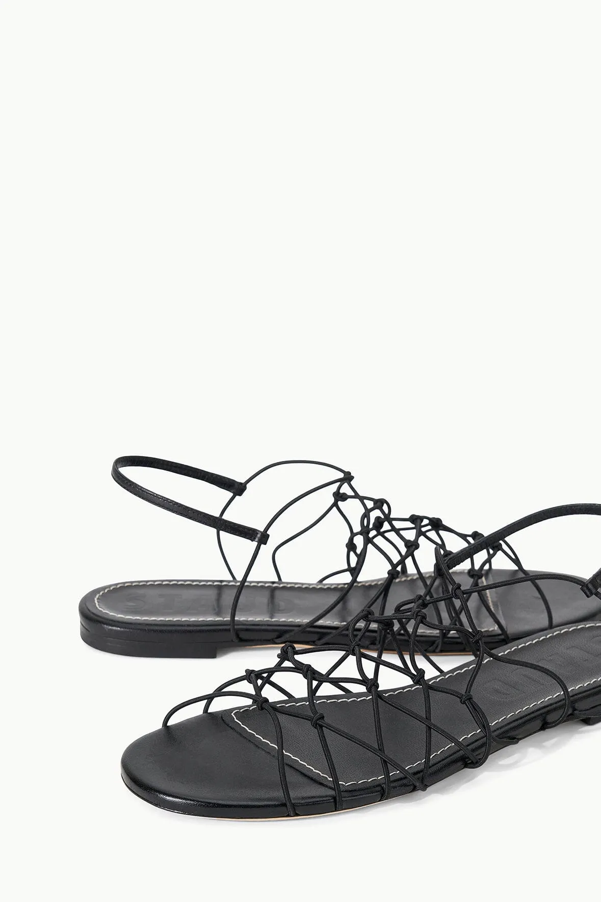 GIO KNOT SANDAL | BLACK sold by STAUD product image thumbnail 4