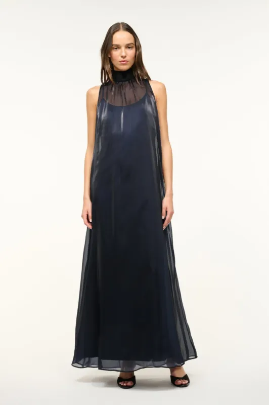 ALBEE DRESS | MIDNIGHT BLACK sold by STAUD