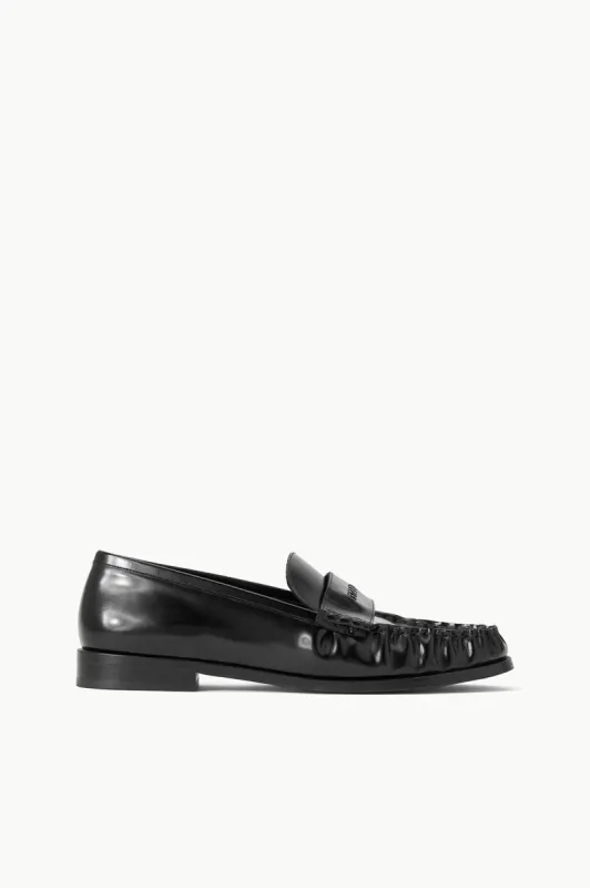 LOULOU LOAFER | BLACK sold by STAUD