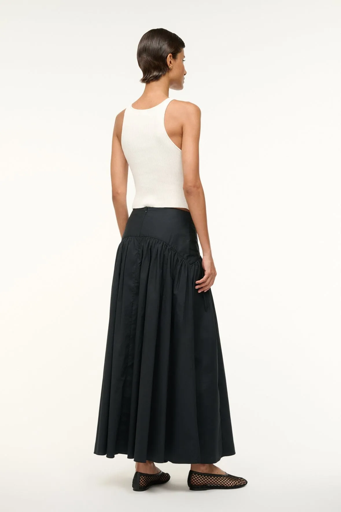 PROCIDA SKIRT | BLACK sold by STAUD product image thumbnail 4