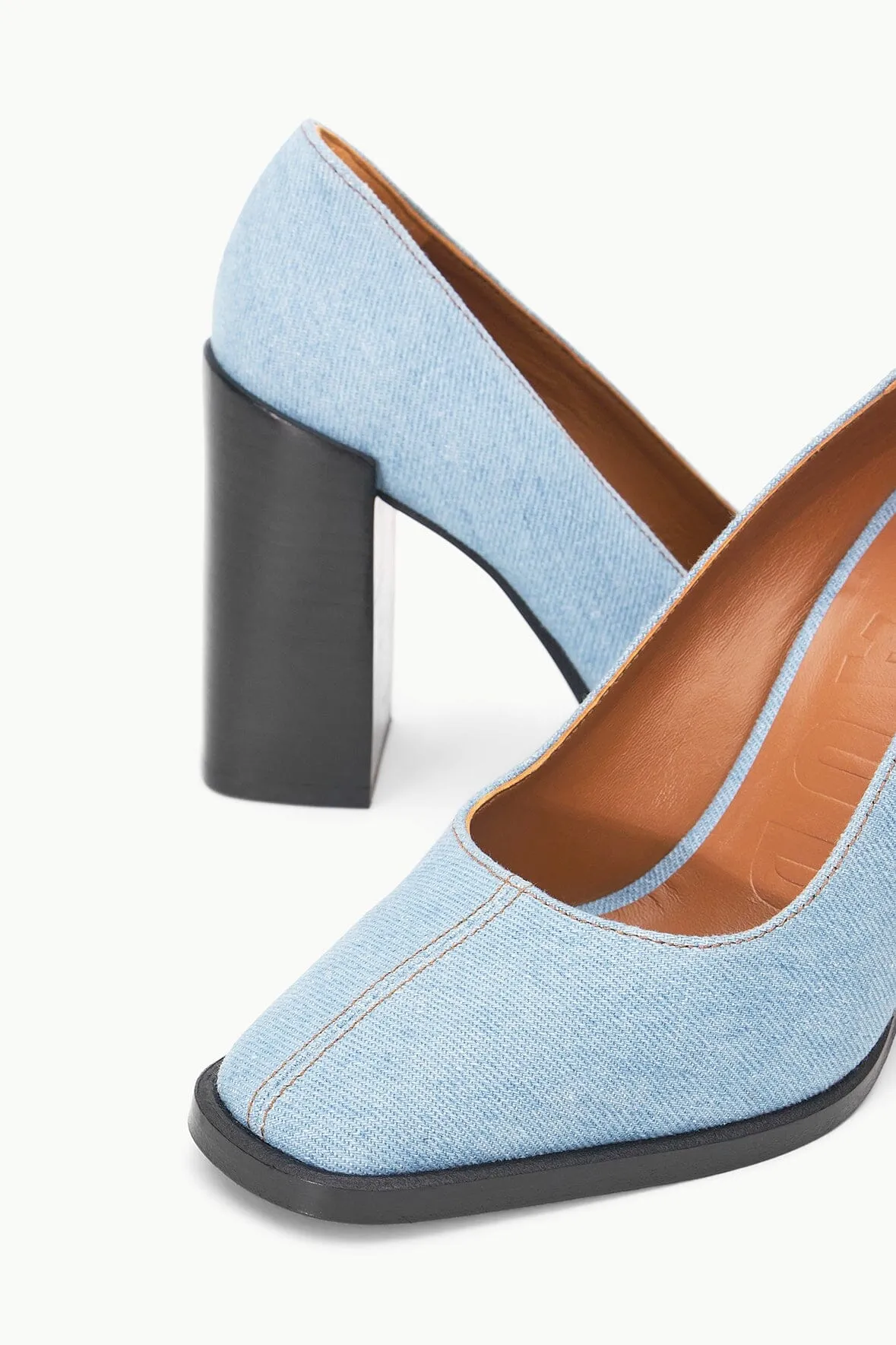 PAZ PUMP | DENIM BLUE sold by STAUD product image thumbnail 5