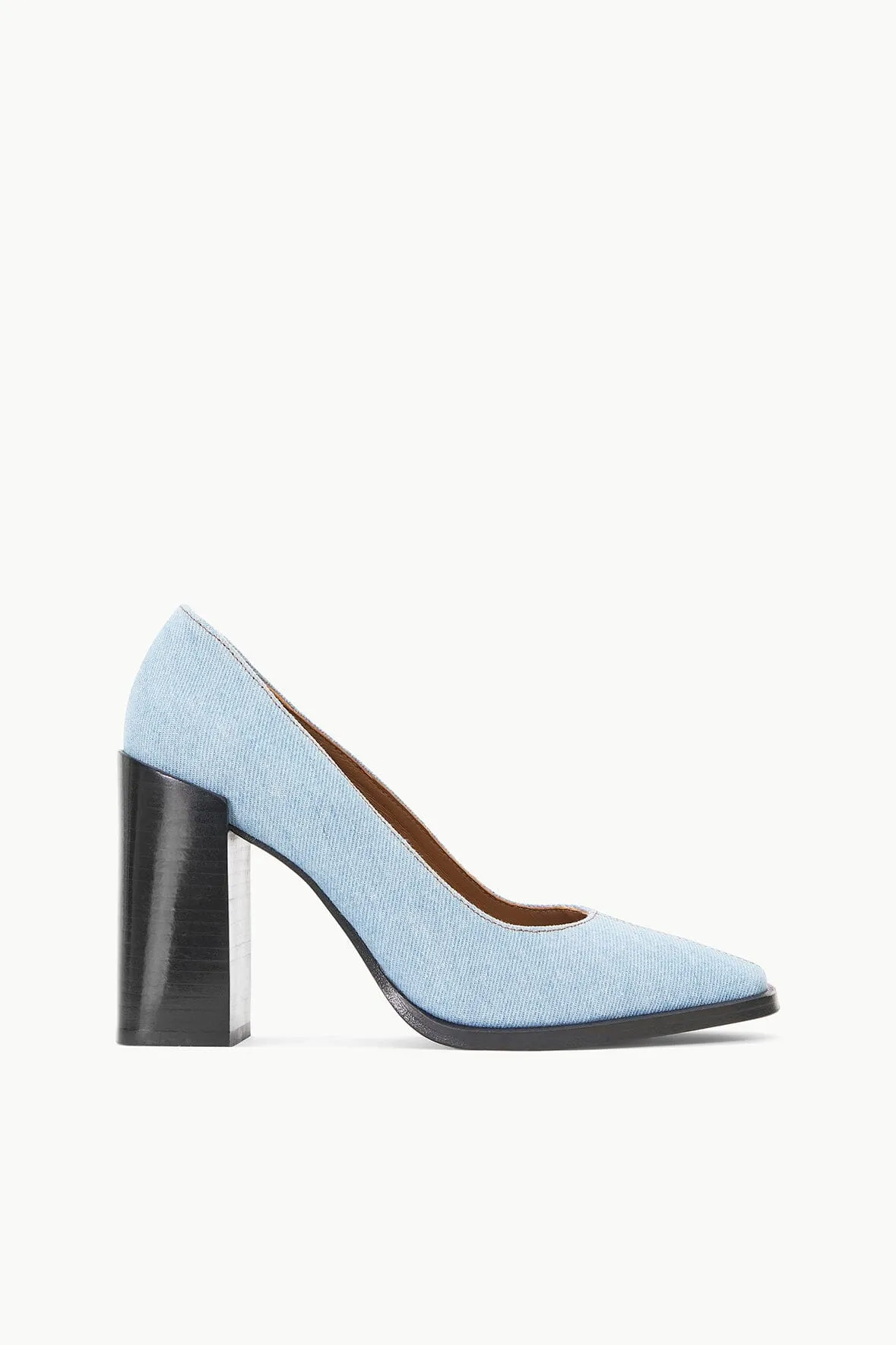 PAZ PUMP | DENIM BLUE sold by STAUD