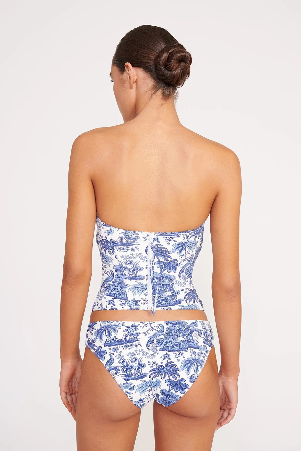 CORSAGE BIKINI BOTTOM | BLUE TOILE sold by STAUD product image thumbnail 4