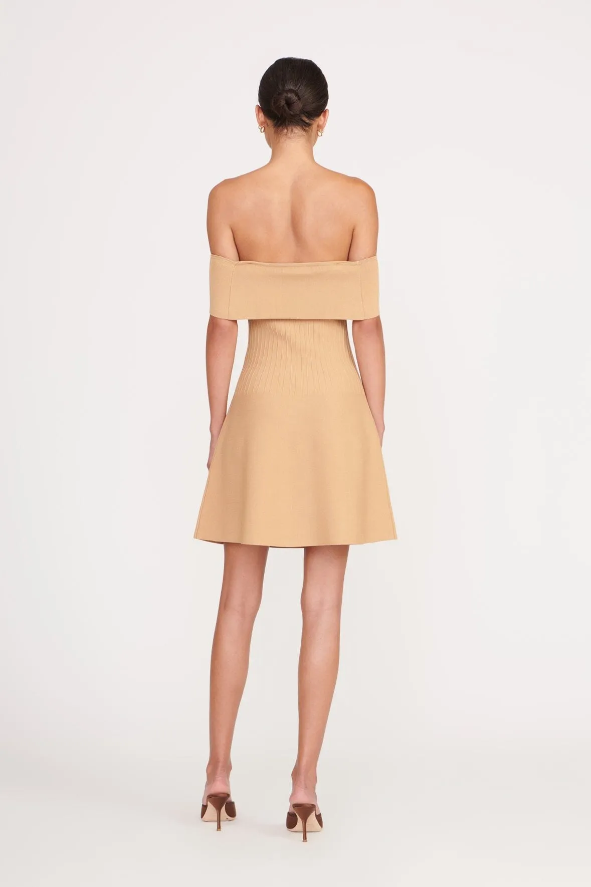 MINI ARTISTRY DRESS | CAMEL sold by STAUD product image thumbnail 3