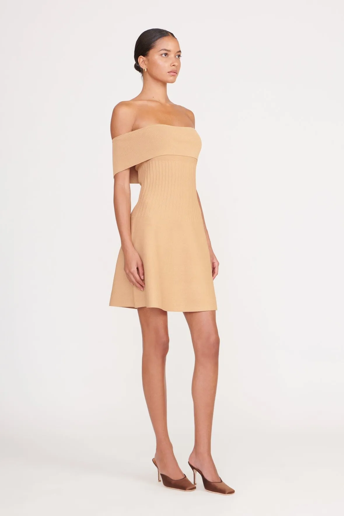 MINI ARTISTRY DRESS | CAMEL sold by STAUD product image thumbnail 2