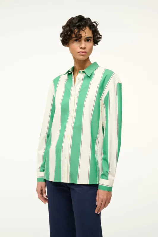 KELLY SHIRT | BUNGALOW STRIPE sold by STAUD