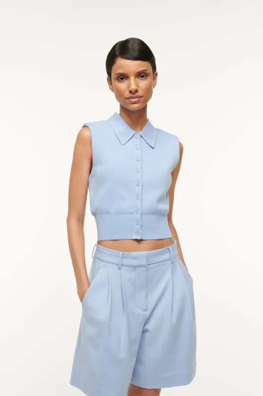 NOLA SWEATER | PERIWINKLE sold by STAUD