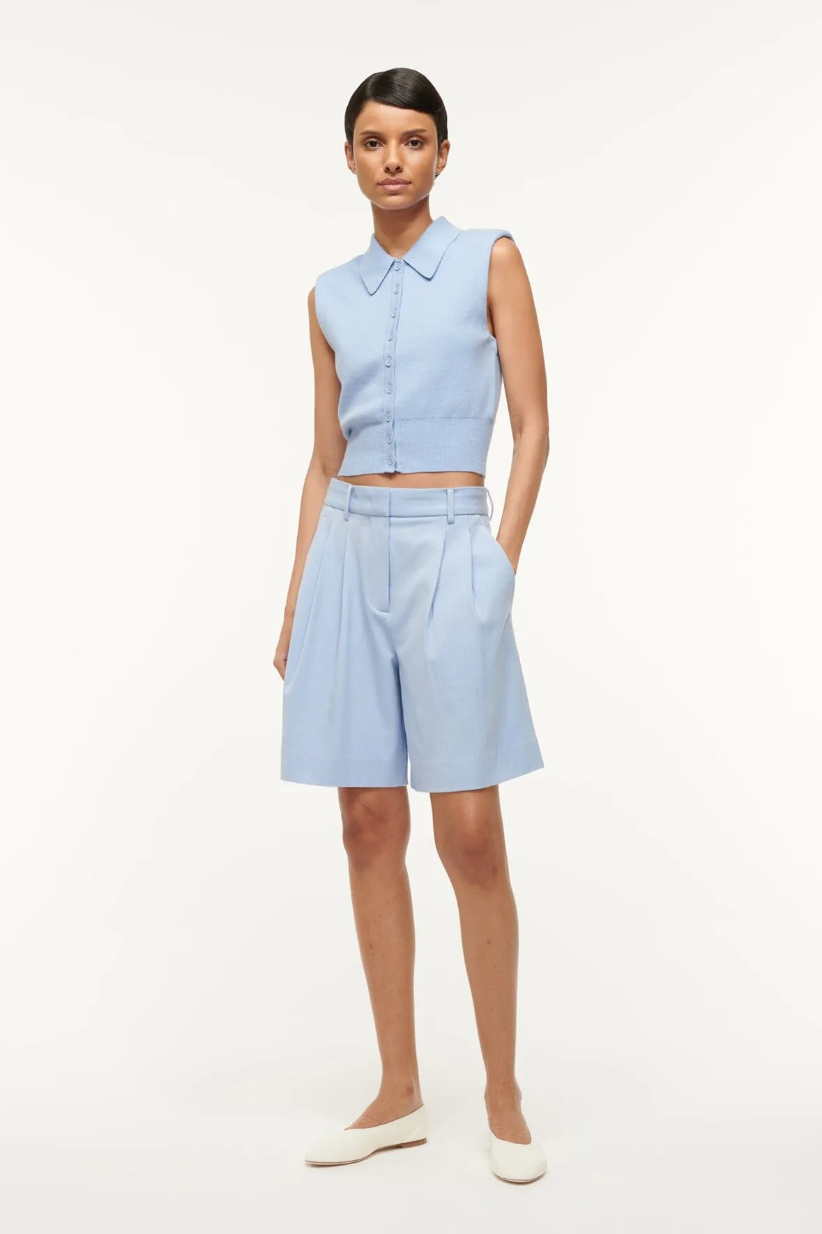 NOLA SWEATER | PERIWINKLE sold by STAUD product image thumbnail 2